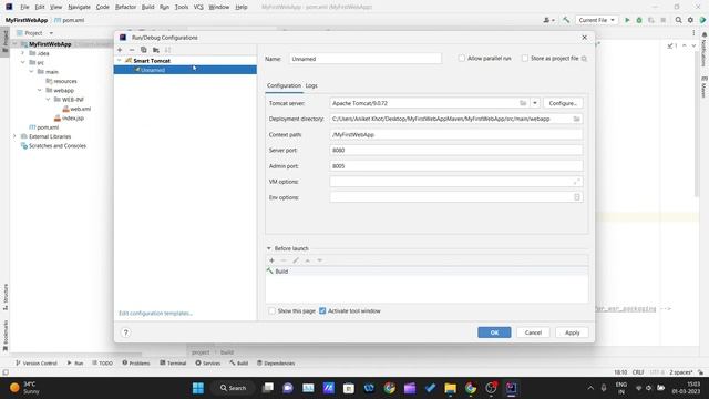 Maven - How to integrate Apache Tomcat in IntelliJ IDEA and deploy a WAR file смотреть онлайн
