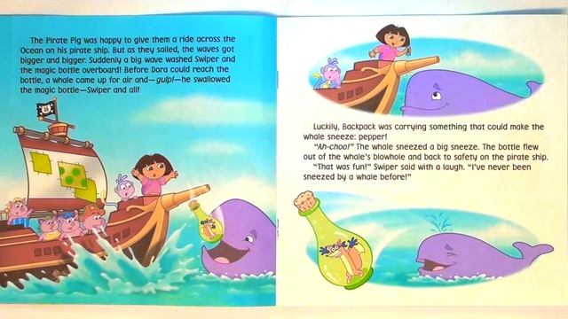 DORA THE EXPLORER "DANCE TO THE RESCUE" - Read Aloud - Storybook for kids, children смотреть онлайн