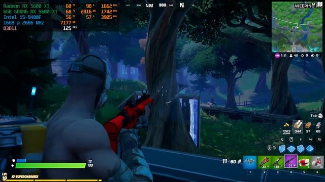 Fortnite - RX 5600 XT i5 9400F смотреть онлайн