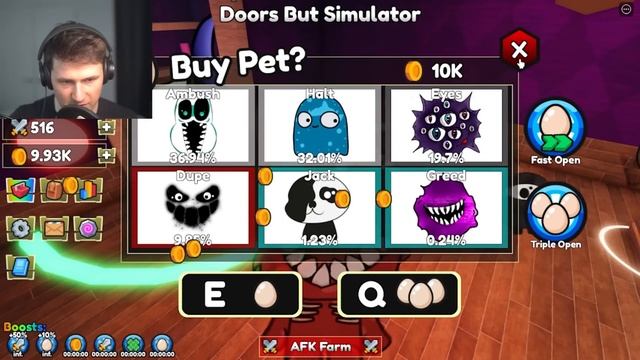 They made a DOOR PET SIM X GAME.. смотреть онлайн