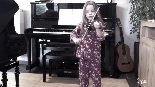 My 4 years violin progress on video смотреть онлайн