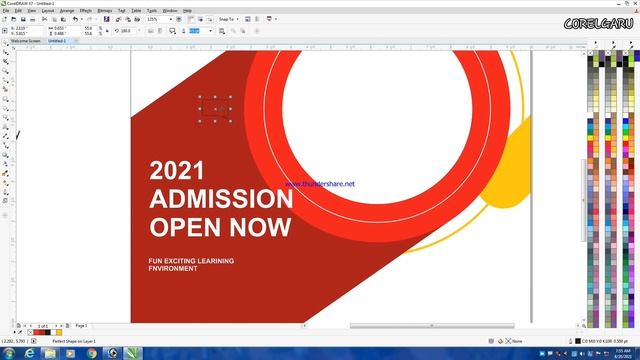 How To Create a Professional Banner Design In Coreldraw | Graphic Design | Part-5 (CORELGARU) смотреть онлайн