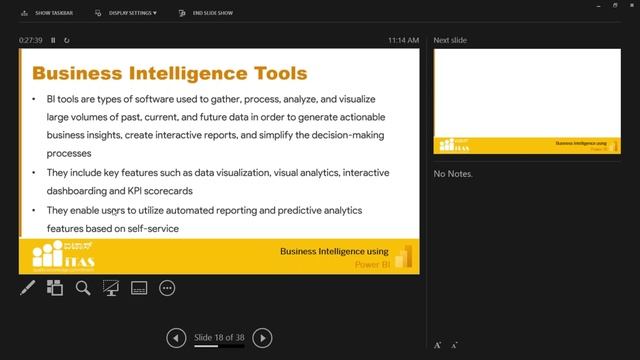 BUSINESS INTELLIGENCE USING POWER BI | INTRODUCTION TO BA, DA, BI | SESSION 01 смотреть онлайн