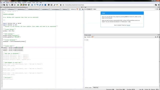 Python | How to Create Separate Tabs using Tkinter Notebook! (Walkthrough) смотреть онлайн