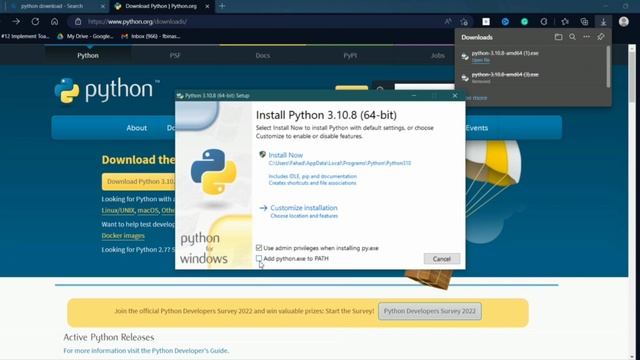 How To Install Python 3.10.8 On Your Windows 10 PC In Urdu/Hindi смотреть онлайн