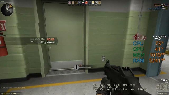 GeForce GTX 1060 6GB -- Intel Pentium Gold G5400 -- CSGO FPS Test Nuke MAX смотреть онлайн