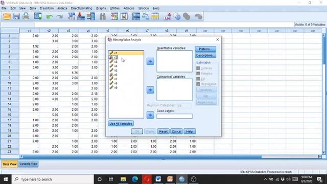 Data Imputation by Expectation Maximization in SPSS смотреть онлайн