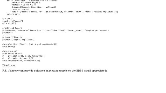 Electronics: Data acquisition with Python on a Beaglebone Black - Increasing sample speed смотреть онлайн
