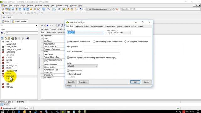 How to access, change, reset, unlock a password that is locked or expired in oracle TOAD. смотреть онлайн