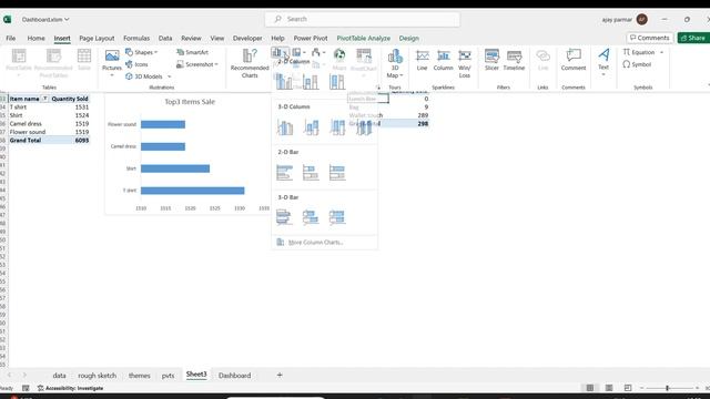 Create this MIS Excel Business Dashboard - From Beginning - Part2/5 - Visualization/Reports смотреть онлайн