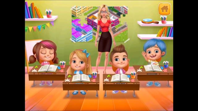 My Teacher - School Classroom Play & Learn - top app videos for kids смотреть онлайн