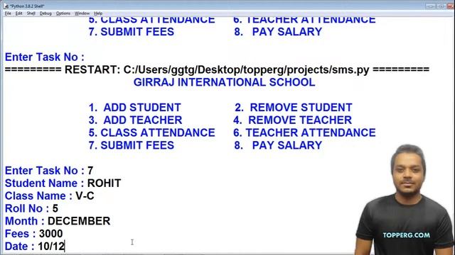 Making Project | School Management System | Python SQL Connectivity | 12th CBSE смотреть онлайн