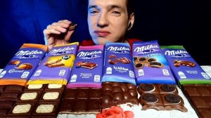 АСМР ? МИЛКА ШОКОЛАД С ПЕЧЕНЬЕМ ОРЕО МУКБАНГ ?  ASMR MILKA CHOCOLATE WITH OREO COOKIES MUKBANG