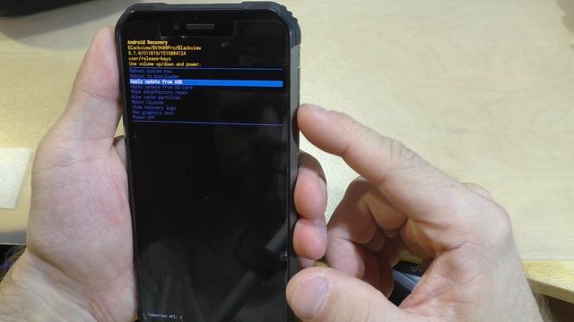 Recovery Menu Blackview BV9600 Pro смотреть онлайн