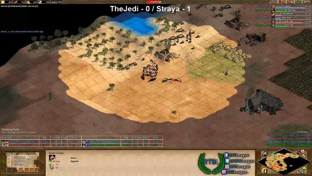 AoC S41, D1, R3 - Straya vs. TheJedi, G2 - Age of Empires II: The Conquerors Clan League Season 41 смотреть онлайн