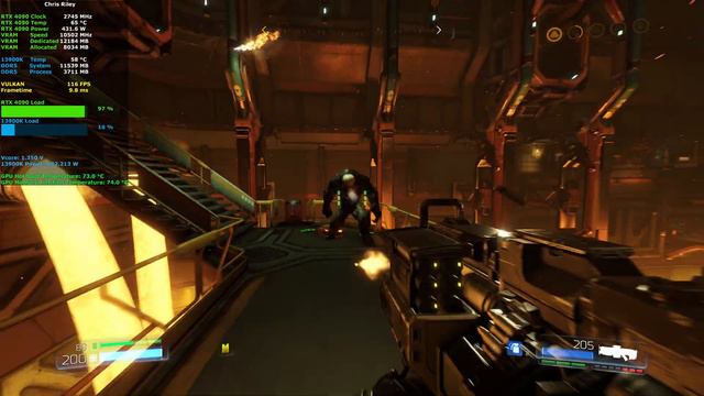 RTX 4090 Doom 2016 8K Gameplay смотреть онлайн
