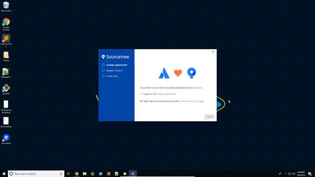 Git & GitHub Tutorial - Installing SourceTree (Git GUI) смотреть онлайн