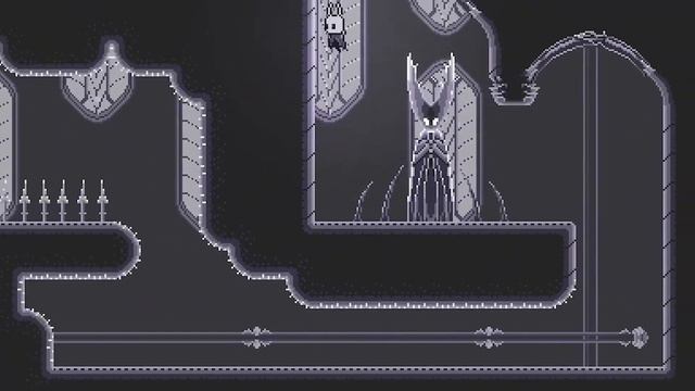 I made a pixel style Hollow Knight in Godot