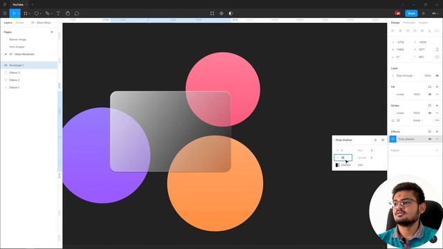 Glass Morphism | Figma tutorials | UI Trends 2021 | Hindi смотреть онлайн