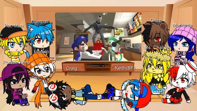 Fandom react to SMG4: Mario Breaks the McDonald's Ice Cream Machine (Gacha Club) смотреть онлайн