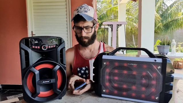Caixa de Som Amplificada Amvox ACA 188 Gigante 180w Vs Multilaser 6x1 100w sp251 (Comparativo) смотреть онлайн
