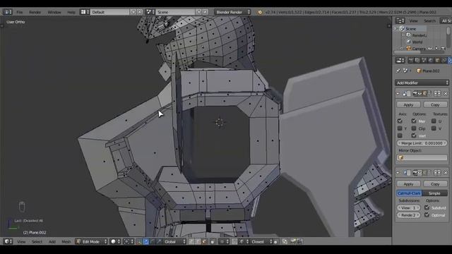 Gundam RX-93 Nu Gundam - 3D Modelling with Blender l Part 2/2 смотреть онлайн