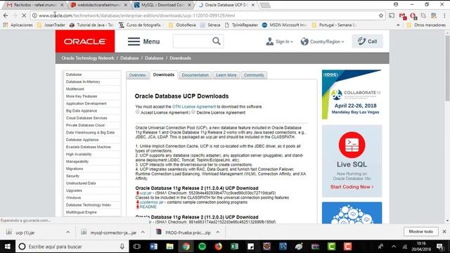 703 - Tutorial Java - Acceso a datos - tercer paso - ConnectionPool Oracle UCP смотреть онлайн