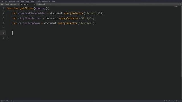 How to dynamic populate a select menu based on the choice of another | AJAX and JSON tutorial смотреть онлайн
