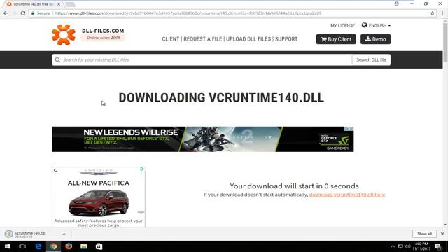 vcruntime140.dll is Missing From Your Computer Windows 10 смотреть онлайн