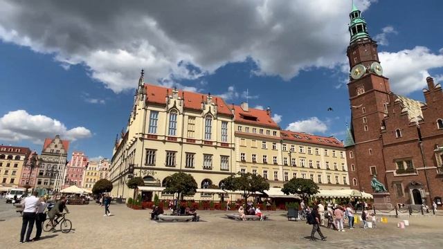 Вроцлав - самый приятный город Польши. Путешествие по Польше на машине. смотреть онлайн