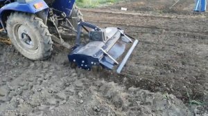 Почвофреза 1-GQN 125 первые пробы.