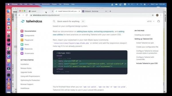 How to use tailwind and bootstrap together in one project ?