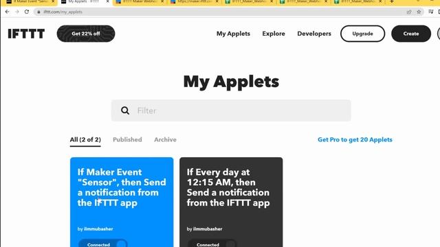 ioT IFTTT Send DHT Sensor Data from ESP8266 Wemos смотреть онлайн
