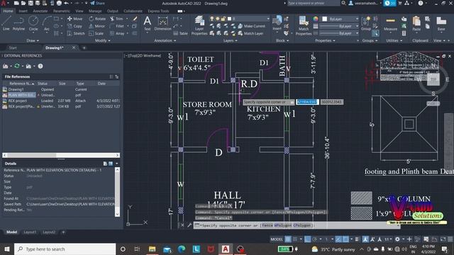 Autocad Tutorial | Xref and Plot/print | English| part 6 смотреть онлайн
