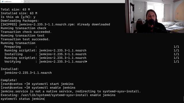 Jenkins - lnstall on Centos 8 смотреть онлайн