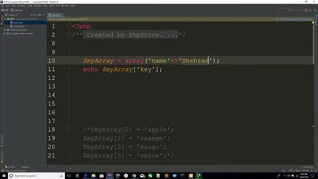 Associative arrays in php смотреть онлайн