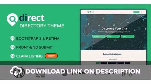 Pro Direct - Directory & Listing Wordpress Theme Free Download смотреть онлайн