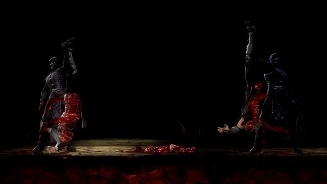 Mortal Kombat 9 Нуб Сайбот Приёмы добивания (Фаталити, Бабалити) смотреть онлайн