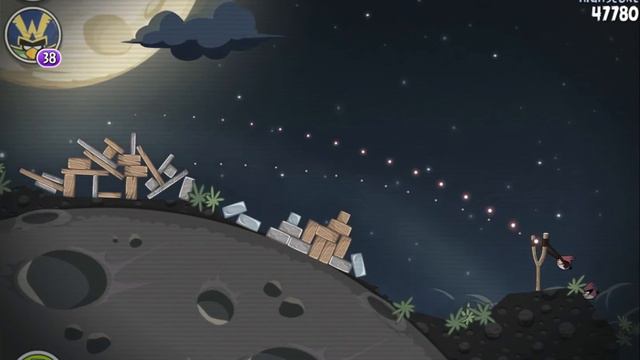 Angry Birds Space Pig Bang Level M1-22 Mirror World Walkthrough 3 Star смотреть онлайн