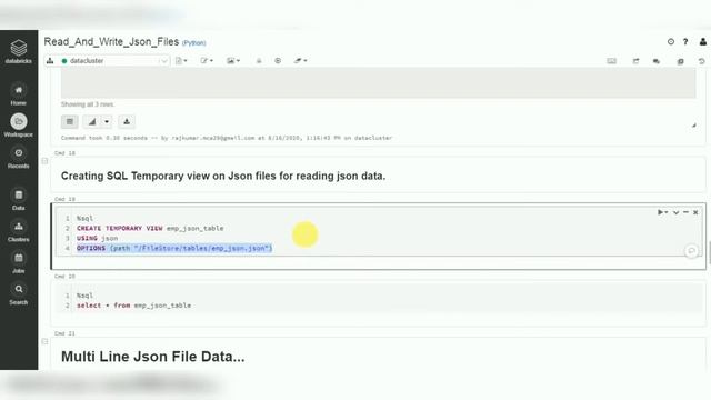 Databricks Tutorial 7: How to Read Json Files in Pyspark,How to Write Json files in Pyspark #Pyspar смотреть онлайн