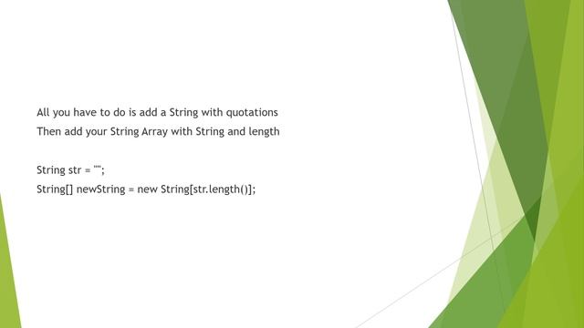 How to create an Empty String Array смотреть онлайн