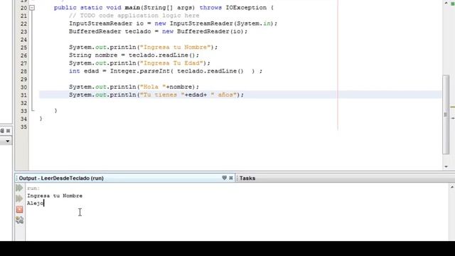 Curso de Programación con Java "Leer Desde Teclado" (Video 6) смотреть онлайн