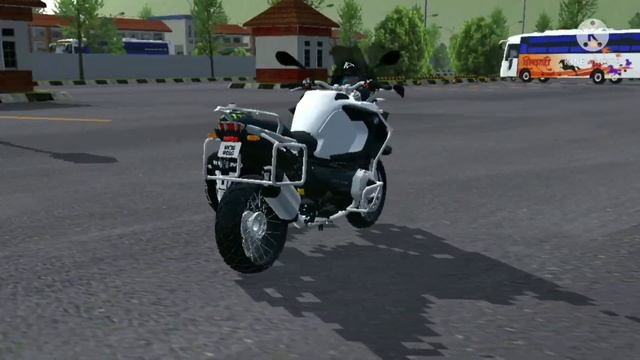 ??BMW R1200 GS BIKE MOD With Full Animations For Bus Simulator Indonesia || #bussidmods