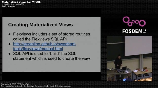 FOSDEM 2015 - Developer Room - Mysql And Friends - Flexviews смотреть онлайн