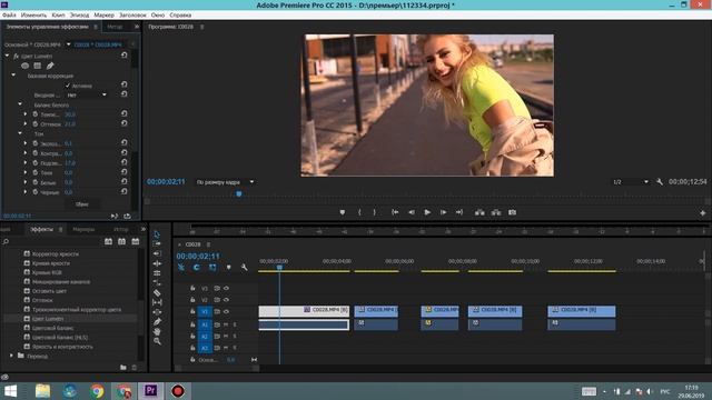 ЦВЕТОКОРРЕКЦИЯ В ADOBE PREMIERE PRO смотреть онлайн
