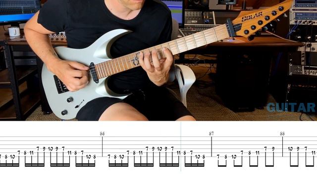 LETS PLAY HARMONIC MINOR SCALE | #guitar #lesson with #tabs смотреть онлайн
