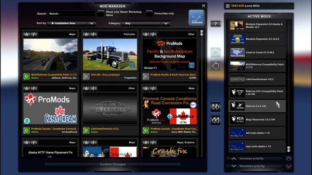 ATS Map Combo (Updated) - - (Free mods) - - C2C, Midwest... 1.46 смотреть онлайн