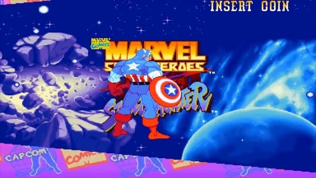 Marvel Super Heroes VS Street Fighter - Spider-Man/Captain America - Expert Difficulty Playthrough смотреть онлайн