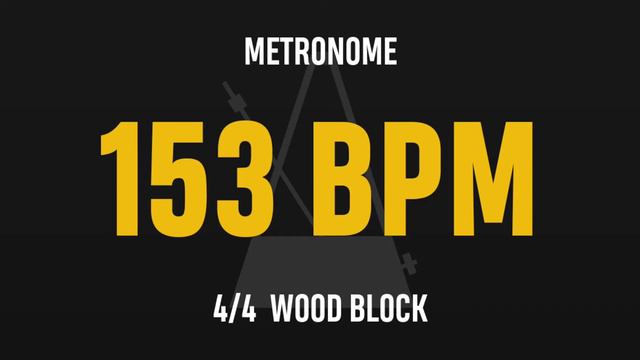 153 BPM 4/4 - Best Metronome (Sound : Wood block) смотреть онлайн