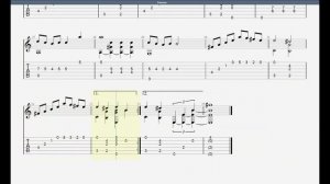 Francesco De Milano - Canzone (Guitar Tabs)